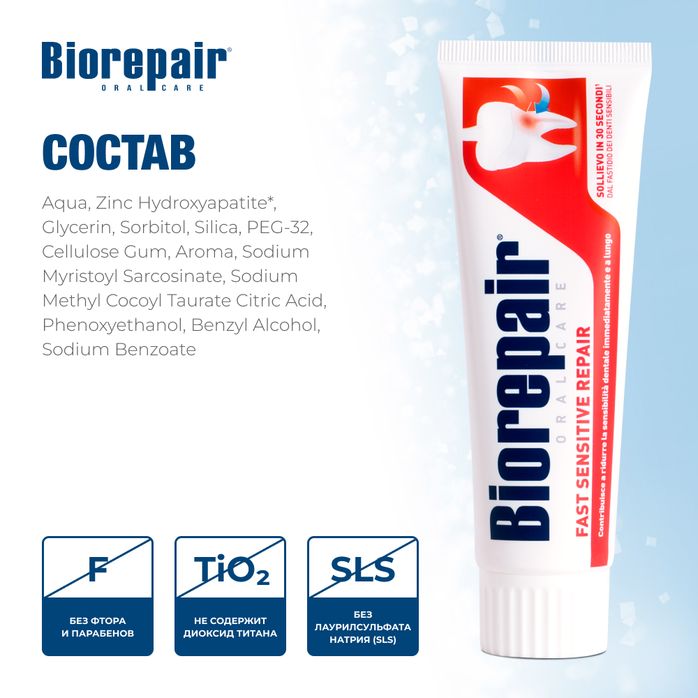 Biorepair Fast Sensitive Repair