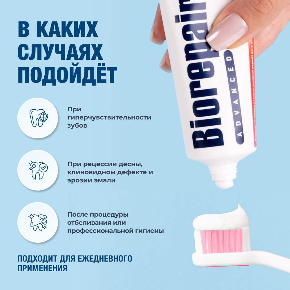 Biorepair Sensitive Double Action 75 мл