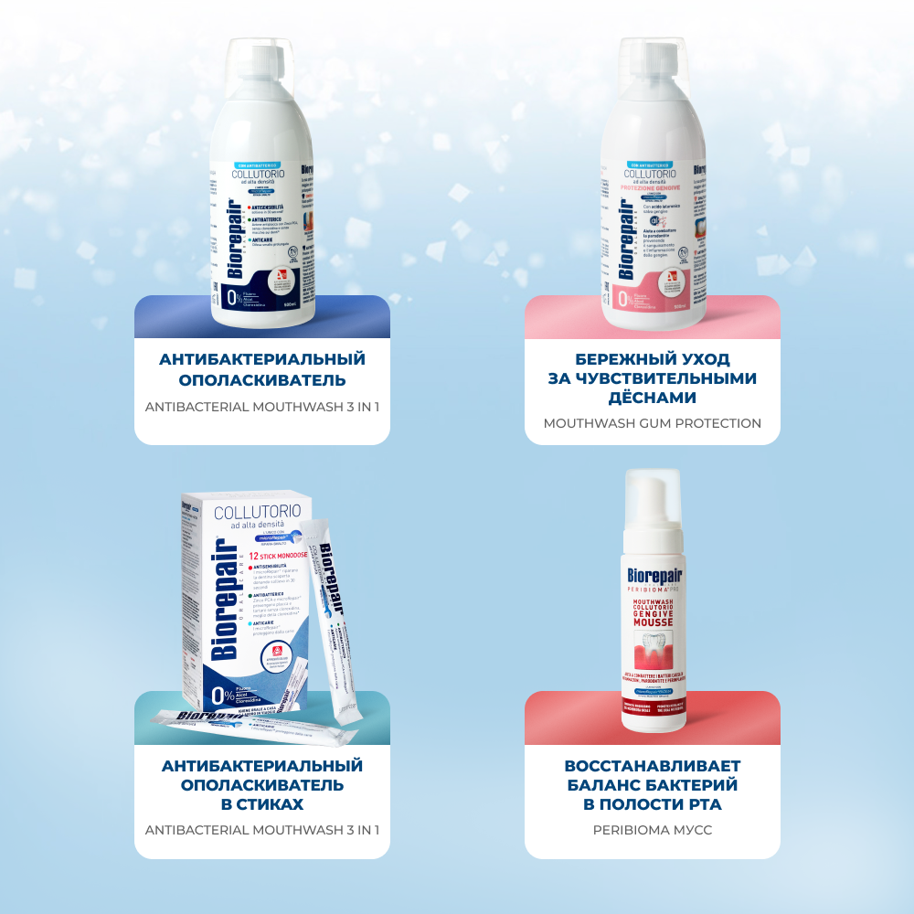 Biorepair PERIBIOMA Мусс для десен