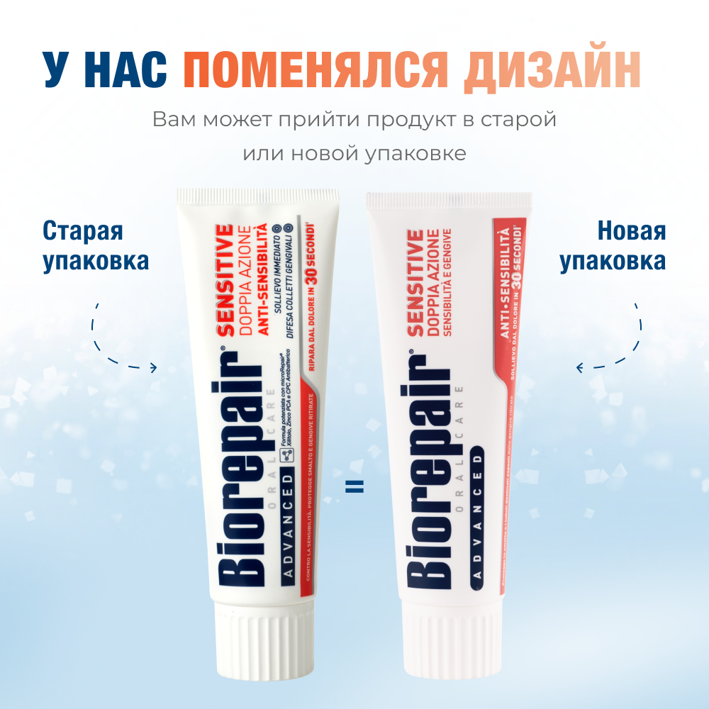 Biorepair Sensitive Double Action 75 мл